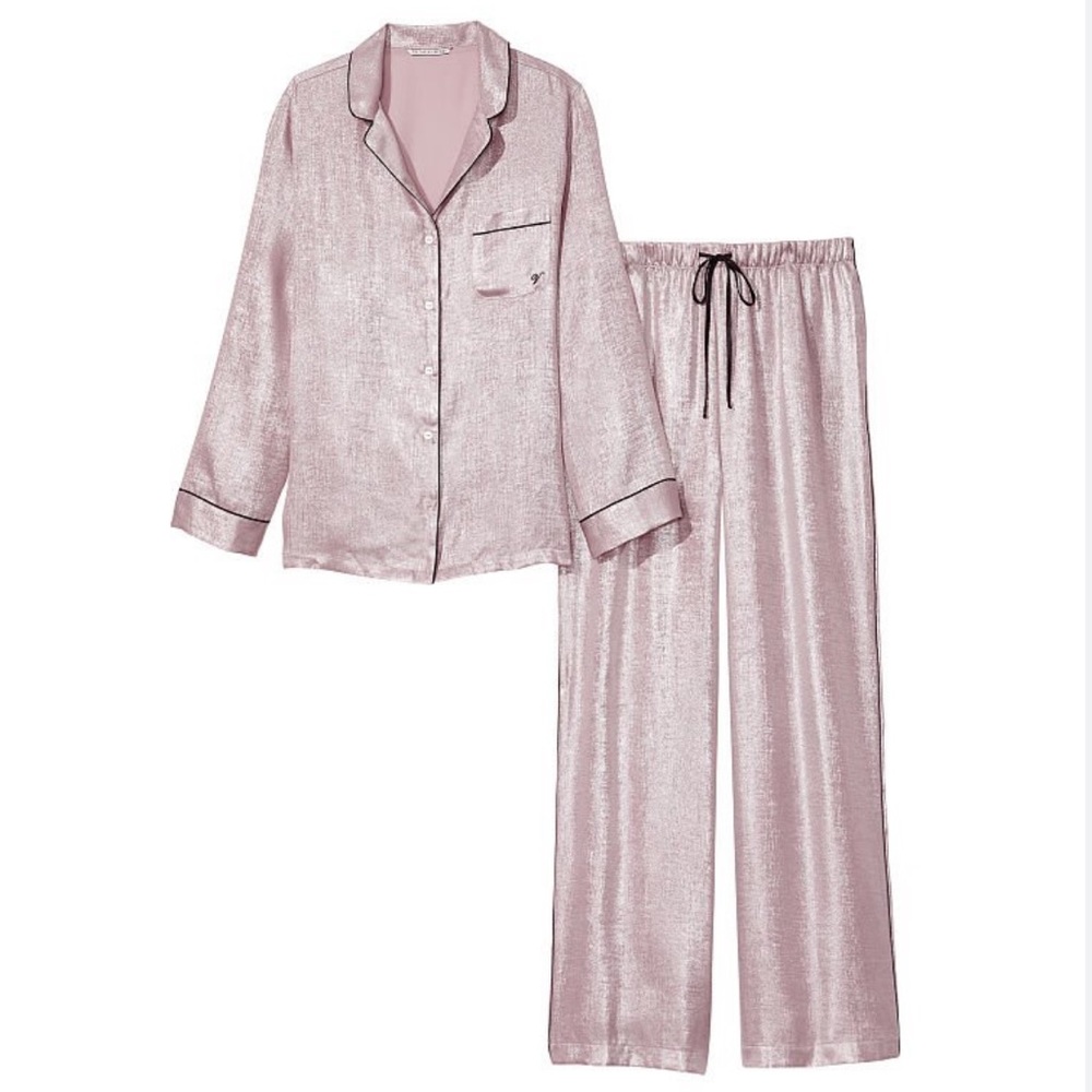 Victoria’s Secret Lilac Foil PJ Set
